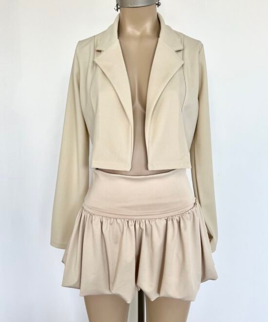 9015-Blazer Crep Sastre Corto - Imagen 3