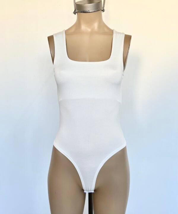 Alternative view of 5418/M-BODY MICROFIBRA MUSCULOSA CUELLO CUADRADO CON FORRO Y GANCHO