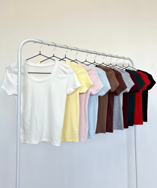 Alternative view of 2121-REMERA MORLEY FINO BASICO MANGA CORTA
