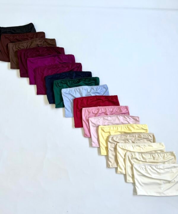 8336/M-TOP STRAPLESS MICROFIBRA CON ELASTICO ESPALDA