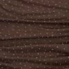 635/TS-POLLERA SKORT TUL STRASS VOLADO CON SHORT INTERNO - choco