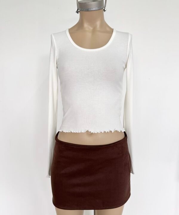 Alternative view of 5683/3-REMERA MORLEY FINO CUELLO REDONDO RULOTTE MANGA LARGA