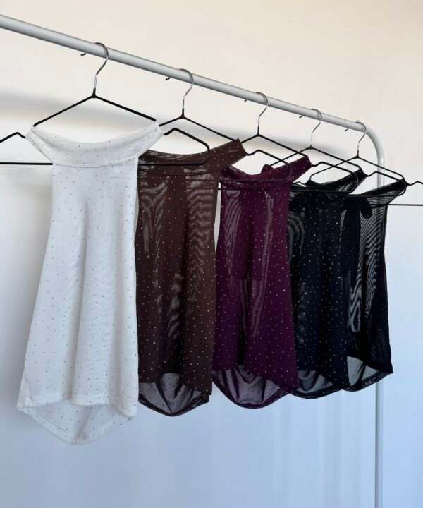 Alternative view of 1922/TS-TOP TUL STRASS AMERICANA HALTER PARA ATAR CUELLO