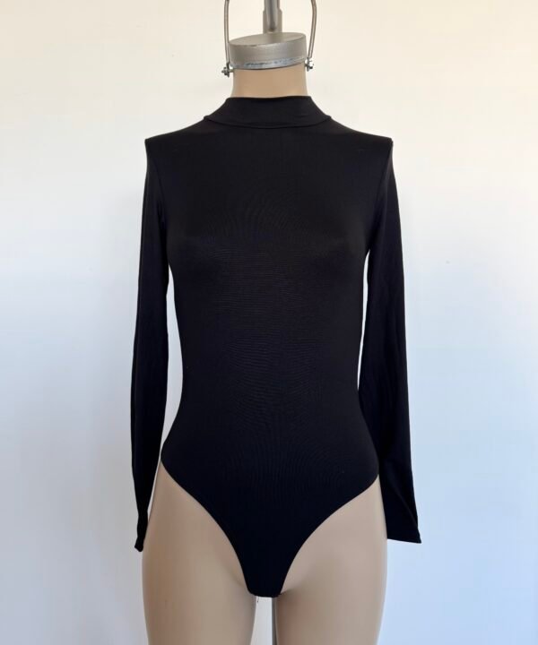 Alternative view of 6440-BODY MODAL SOFT MEDIA POLERA MANGA LARGA CON GANCHO