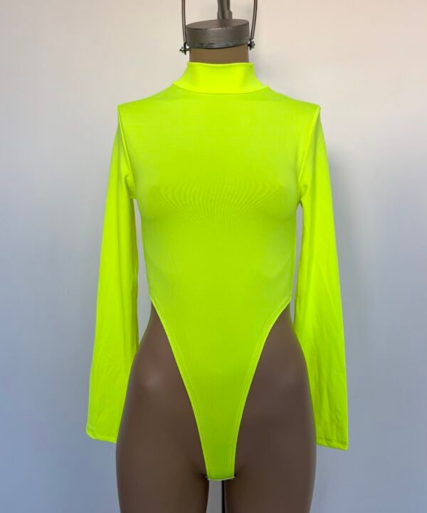 Alternative view of 6006/FL-BODY MICROFIBRA FLUOR CAVADO MEDIA POLERA CON GANCHO