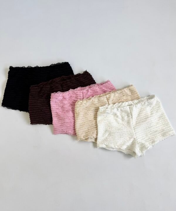 21/R-Short Mini Ruffle Con Elastico