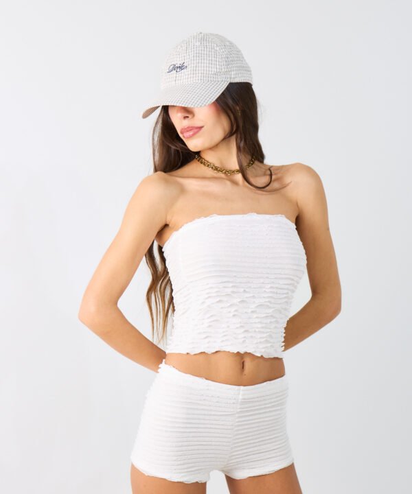 8338/R-Bando Mini Ruffle Largo Con Elastico