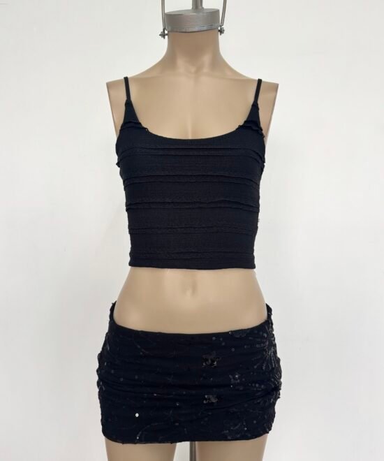 1633/RB-Top Ruffle Bruna Tirita Con Espalda Lazo Para Atar - Imagen 3