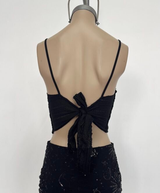 1633/RB-Top Ruffle Bruna Tirita Con Espalda Lazo Para Atar - Imagen 5