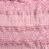 3073/ER-Top Encaje Ruffle Tirita Escote V Con Puntilla - rosa-pastel
