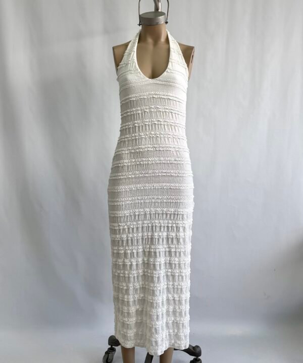 Alternative view of 458/RB-Vestido Ruffle Bruna Marilyn Midi Con Tajo Lateral