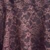 648/E-Pollera Encaje Lencero Cintura Con Volados Caidos Laterales Y Short Interno - choco