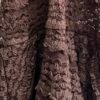 521/EM-Vestido Encaje Missha Pechera Halter Tira Para Atar Cuello Cruzado Con Doble Volado Y Short Interno - choco