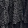 452/EM-Vestido Encaje Missha Pechera Larga Con Cordon Frunce Bajo Busto Y Volado Lateral Caido Con Short Interno - negro