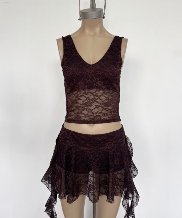 Alternative view of 2880/E-Musculosa Encaje Lencero Escote V Forrado Con Espalda U