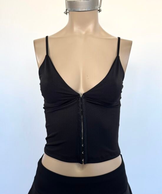 Alternative view of 2123/M-Top Microfibra Tirita Pechera Forrado Corset Con Centro Cinta Corsetera