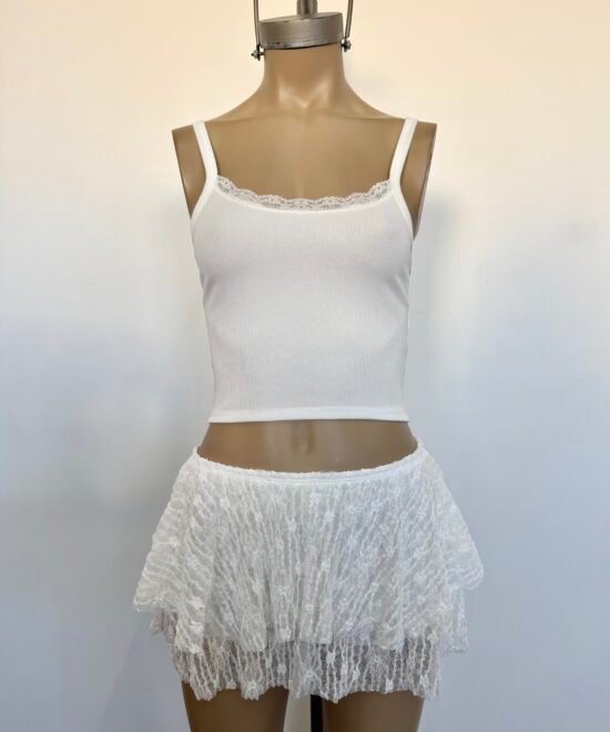 4331-Top Tirita Morley Tao Con Puntilla Escote - Imagen 3