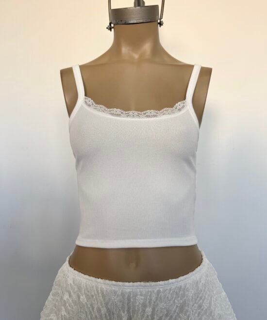 Alternative view of 4331-Top Tirita Morley Tao Con Puntilla Escote