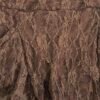 663/ET-Pollera Encaje Tere Volado Con 4 Picos Caidos Y Short Interno - choco