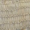 1288/R-Top Tirita Ruffle Oriana Pechera Forrado - beige