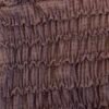 1288/R-Top Tirita Ruffle Oriana Pechera Forrado - choco