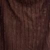 474/CR-Vestido Crochet Kerlina Corto Espalda U Con Tirita Cruce - choco
