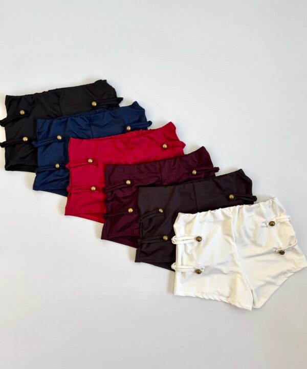 29/M-Short Microfibra Estilo Napoleon Con 8 Botones