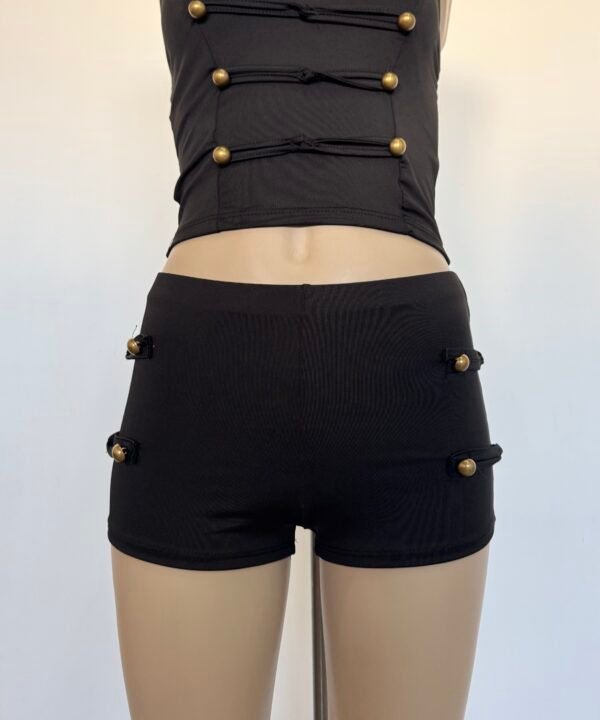 Alternative view of 29/M-Short Microfibra Estilo Napoleon Con 8 Botones