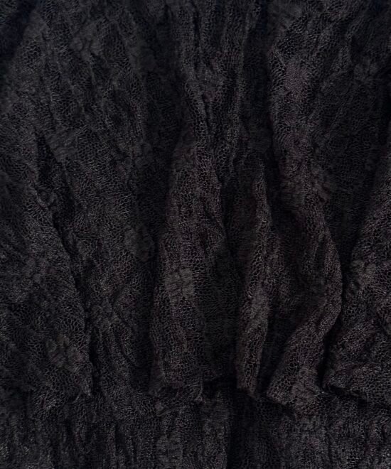 5339/EJ-Body Musculosa Encaje Judy Pechera Forrado Con Gancho Abajo - NEGRO