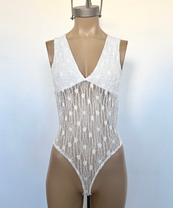 Alternative view of 5339/EJ-Body Musculosa Encaje Judy Pechera Forrado Con Gancho Abajo
