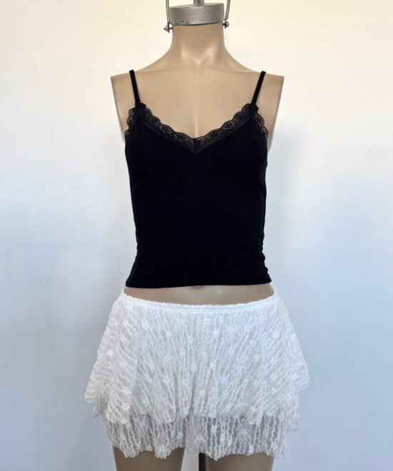 3073-Solero Morley Fino Con Puntilla - Imagen 3