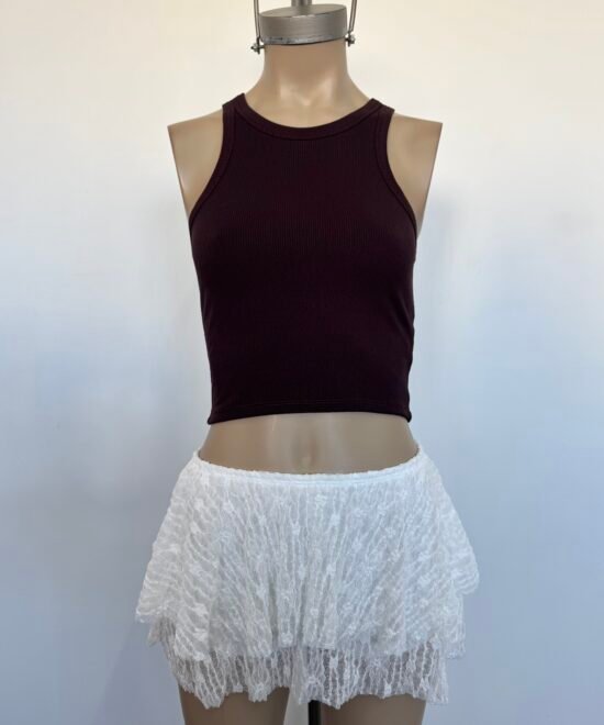 2019-Musculosa Morley Tao Cuello Americana Liso - Imagen 2
