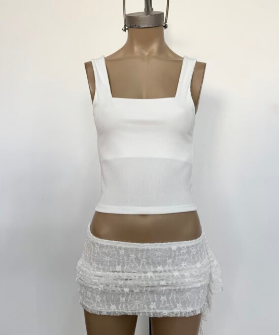 3136-Musculosa Morley Tao Escote Cuadrado Pechera Forrado - Imagen 3