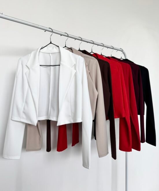 9015-Blazer Crep Sastre Corto