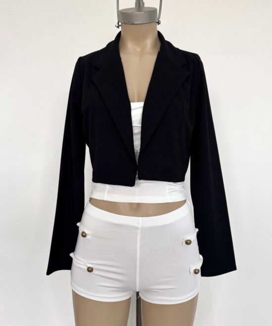9015-Blazer Crep Sastre Corto - Imagen 3