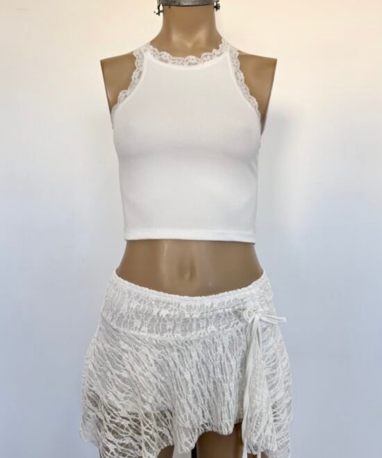 1515-Top Morley Tao Americana Con Puntilla Ancha - Imagen 3
