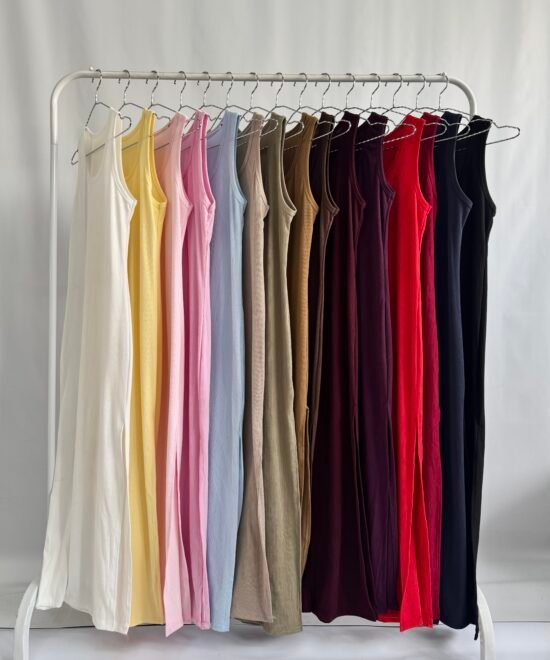 392-Vestido Morley Tao Musculosa Con Tajo