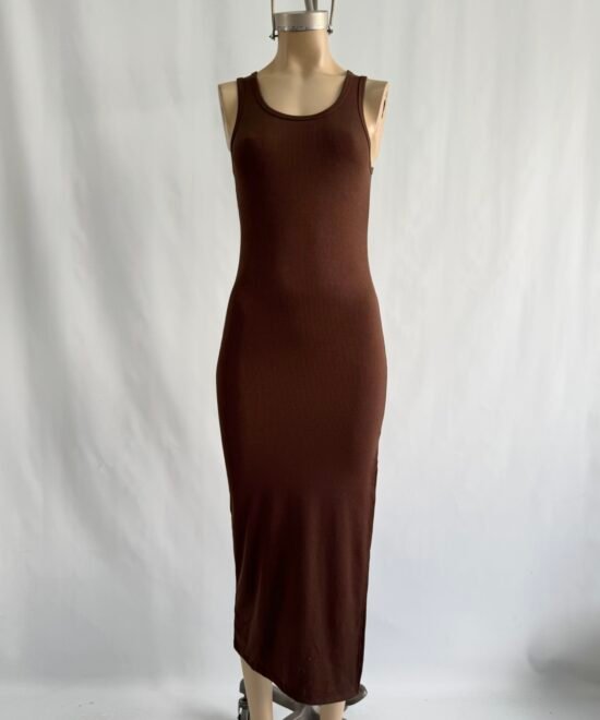 392-Vestido Morley Tao Musculosa Con Tajo - Imagen 3