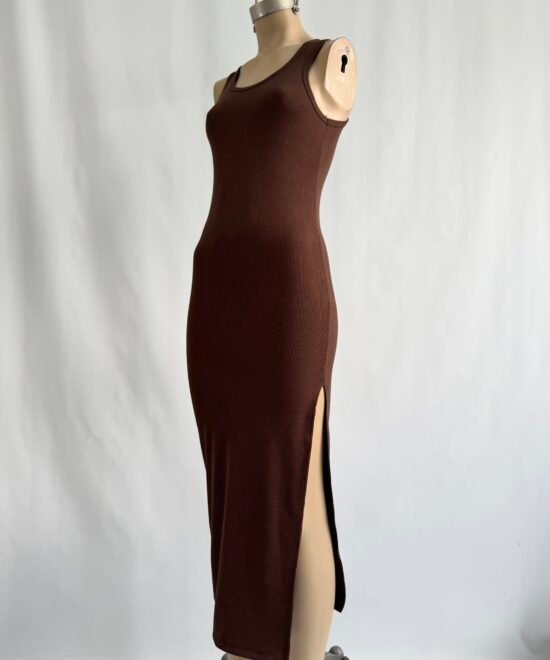 392-Vestido Morley Tao Musculosa Con Tajo - Imagen 4